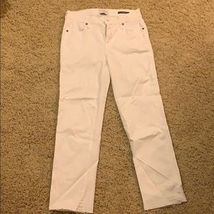Parker Smith straight leg white jeans